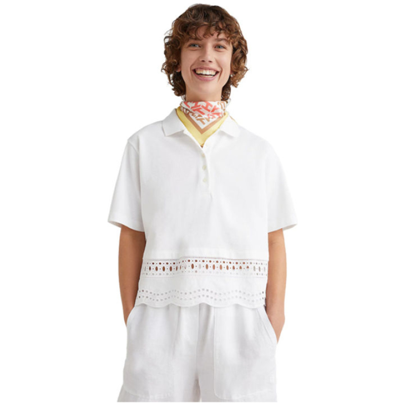 TOMMY HILFIGER RLX BRODERIE ANGLAISE POLO